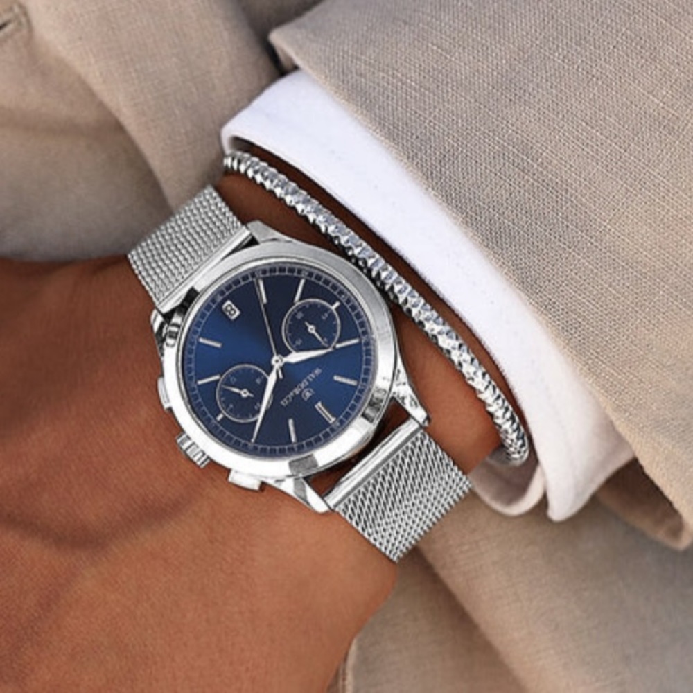 Waldor&Co Silver Mens Bracelet
